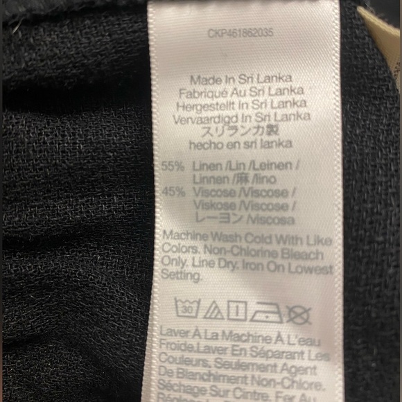 Madewell Breezewoven Pull-On High-Rise Straight Pants Size Small - Picture 9 of 9